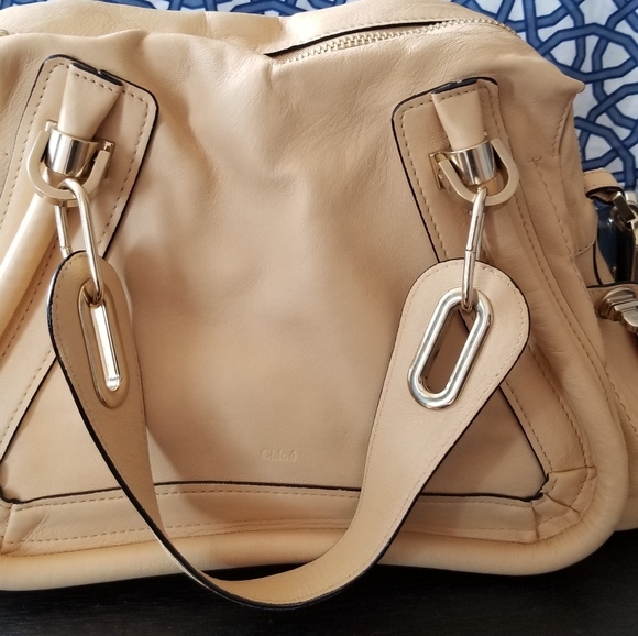Chloe Paraty Handbag in Beige - Picture 1 of 5